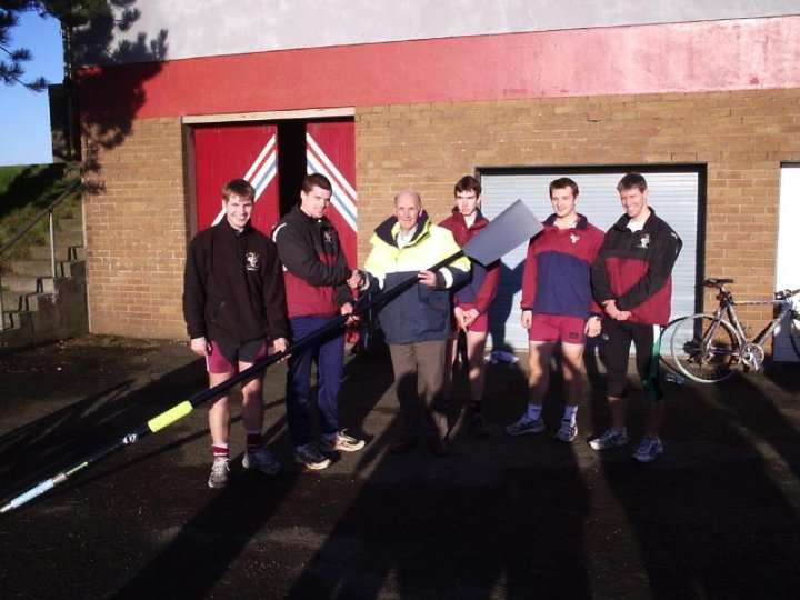 The New Oars Being Presented